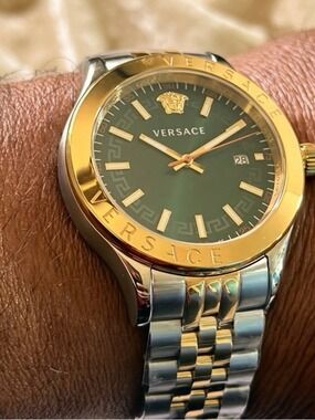 Versace Dylos VEVK00620 - 41mm Green Dial & Diamonds - Full Set